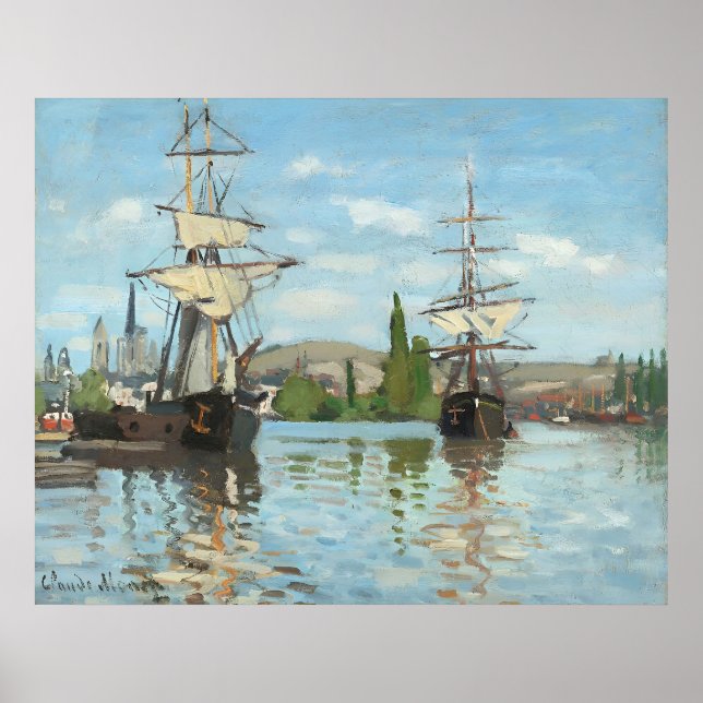 Claude Monet konst målning Poster (Framsidan)
