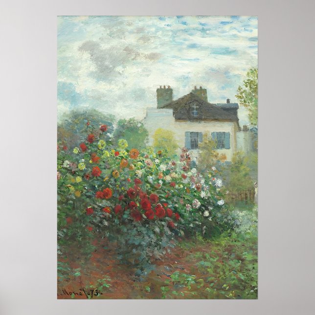Claude Monet konst målning Poster (Framsidan)