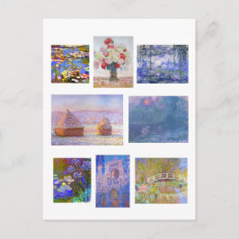 Claude Monet, konstmålningar, antagonism Vykort