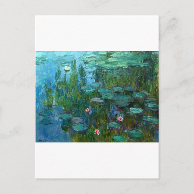 Claude Monet konstnär Målare Öde Gåvor Vykort (Framsida)