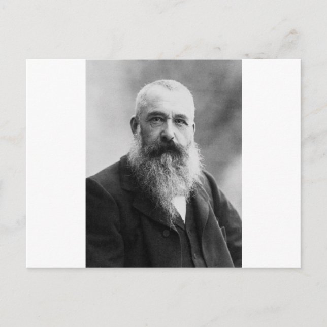 Claude Monet konstnär målare öde gåvor Vykort (Framsida)