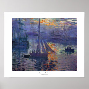 Claude Monet, konstnären Poster