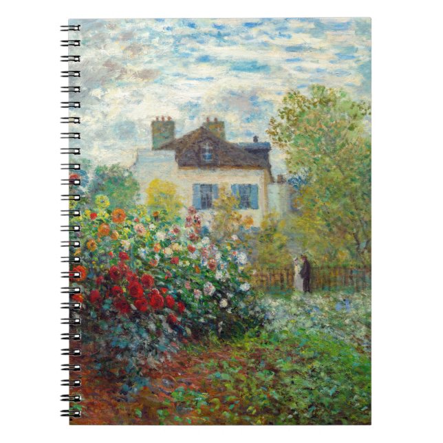 Claude Monet - Konstnärens Garden i Argentina Anteckningsbok (Framsidan)