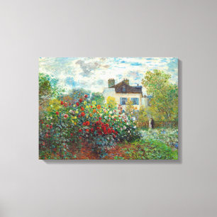 Claude Monet - Konstnärens Garden i Argentina Canvastryck