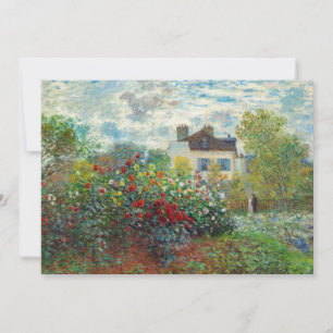 Claude Monet - Konstnärens Garden i Argentina Inbjudningar