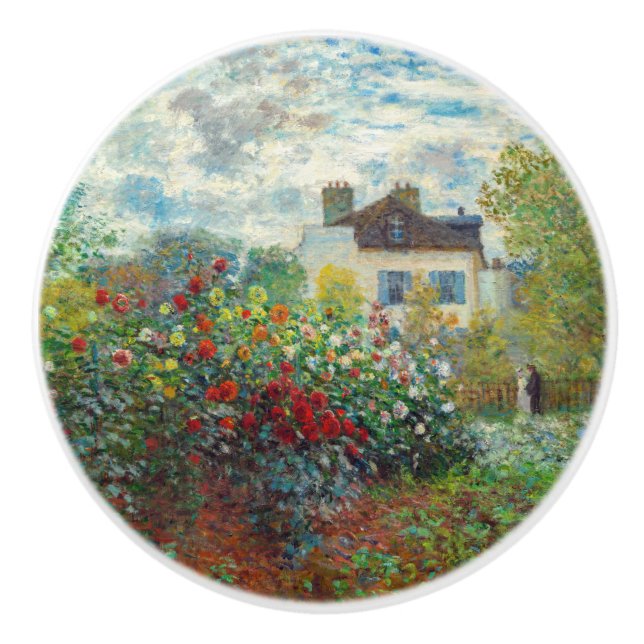 Claude Monet - Konstnärens Garden i Argentina Knopp (Framsidan)