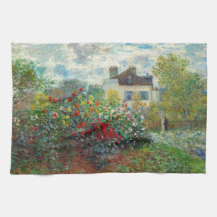 Claude Monet - Konstnärens Garden i Argentina Kökshandduk