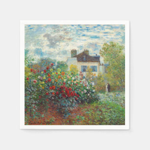 Claude Monet - Konstnärens Garden i Argentina Pappersservett
