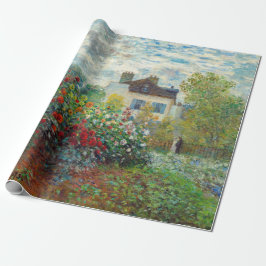 Claude Monet - Konstnärens Garden i Argentina Presentpapper