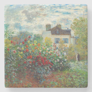 Claude Monet - Konstnärens Garden i Argentina Stenunderlägg
