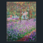Claude Monet - Konstnärens Garden på Giverny Anteckningsbok<br><div class="desc">Konstnärens Garden vid Giverny/Le Jardin de l'artiste a Giverny - Claude Monet,  1900</div>