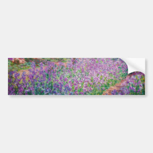 Claude Monet - Konstnärens Garden på Giverny Bildekal