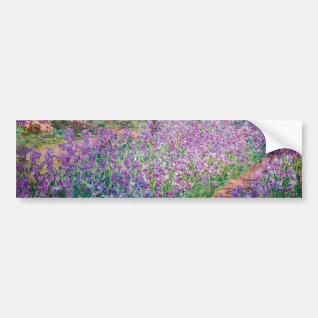 Claude Monet - Konstnärens Garden på Giverny Bildekal (Framsidan)