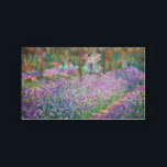 Claude Monet - Konstnärens Garden på Giverny Bricka<br><div class="desc">Konstnärens Garden vid Giverny/Le Jardin de l'artiste a Giverny - Claude Monet,  1900</div>