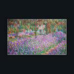 Claude Monet - Konstnärens Garden på Giverny Bricka<br><div class="desc">Konstnärens Garden vid Giverny/Le Jardin de l'artiste a Giverny - Claude Monet,  1900</div>