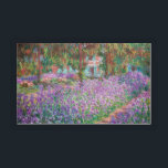 Claude Monet - Konstnärens Garden på Giverny Bricka<br><div class="desc">Konstnärens Garden vid Giverny/Le Jardin de l'artiste a Giverny - Claude Monet,  1900</div>