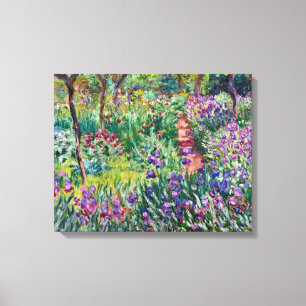 Claude Monet - Konstnärens Garden på Giverny Canvastryck