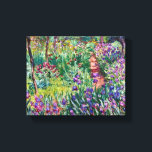 Claude Monet - Konstnärens Garden på Giverny Canvastryck<br><div class="desc">Claude Monet - Konstnärens Garden på Giverny</div>