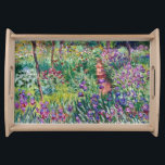 Claude Monet - Konstnärens Garden på Giverny Frukostbricka<br><div class="desc">Claude Monet - Konstnärens Garden på Giverny</div>