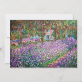 Claude Monet - Konstnärens Garden på Giverny Inbjudningar