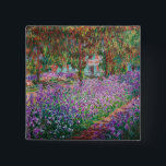 Claude Monet - Konstnärens Garden på Giverny Knapp<br><div class="desc">Konstnärens Garden vid Giverny/Le Jardin de l'artiste a Giverny - Claude Monet,  1900</div>