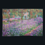 Claude Monet - Konstnärens Garden på Giverny Kökshandduk<br><div class="desc">Konstnärens Garden vid Giverny/Le Jardin de l'artiste a Giverny - Claude Monet,  1900</div>