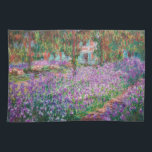 Claude Monet - Konstnärens Garden på Giverny Kökshandduk<br><div class="desc">Konstnärens Garden vid Giverny/Le Jardin de l'artiste a Giverny - Claude Monet,  1900</div>