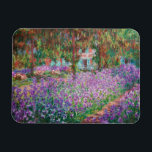 Claude Monet - Konstnärens Garden på Giverny Magnet<br><div class="desc">Konstnärens Garden vid Giverny/Le Jardin de l'artiste a Giverny - Claude Monet,  1900</div>