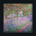 Claude Monet - Konstnärens Garden på Giverny Magnet<br><div class="desc">Konstnärens Garden vid Giverny/Le Jardin de l'artiste a Giverny - Claude Monet,  1900</div>
