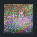 Claude Monet - Konstnärens Garden på Giverny Magnet<br><div class="desc">Konstnärens Garden vid Giverny/Le Jardin de l'artiste a Giverny - Claude Monet,  1900</div>