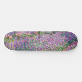 Claude Monet - Konstnärens Garden på Giverny Mini Skateboard Bräda 18,5 Cm
