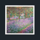 Claude Monet - Konstnärens Garden på Giverny Pappersservett<br><div class="desc">Konstnärens Garden vid Giverny/Le Jardin de l'artiste a Giverny - Claude Monet,  1900</div>