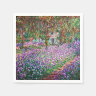 Claude Monet - Konstnärens Garden på Giverny Pappersservett