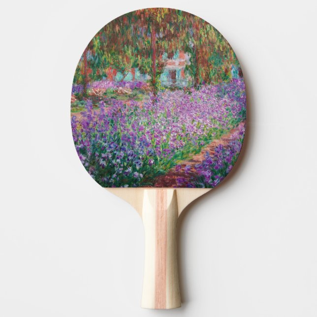 Claude Monet - Konstnärens Garden på Giverny Pingisracket (Framsidan)