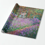 Claude Monet - Konstnärens Garden på Giverny Presentpapper<br><div class="desc">Konstnärens Garden vid Giverny/Le Jardin de l'artiste a Giverny - Claude Monet,  1900</div>