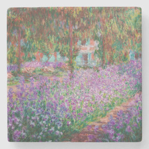 Claude Monet - Konstnärens Garden på Giverny Stenunderlägg
