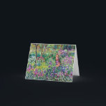 Claude Monet - Konstnärens Garden på Giverny Tack Kort<br><div class="desc">Claude Monet - Konstnärens Garden på Giverny</div>