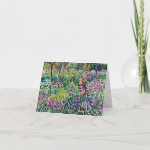Claude Monet - Konstnärens Garden på Giverny Tack Kort