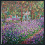 Claude Monet - Konstnärens Garden på Giverny Tygservett<br><div class="desc">Konstnärens Garden vid Giverny/Le Jardin de l'artiste a Giverny - Claude Monet,  1900</div>