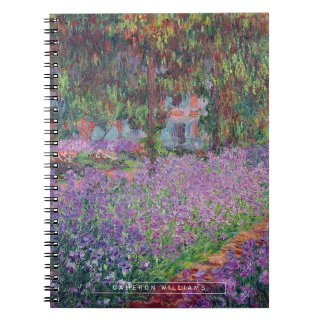 Claude Monet | Konstnärens Garden vid Giverny Anteckningsbok (Framsidan)