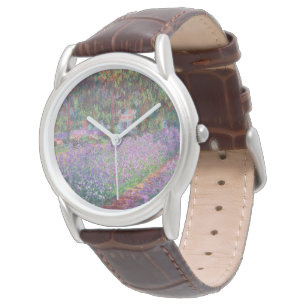 Claude Monet Konstnärens Garden vid Giverny Armbandsur