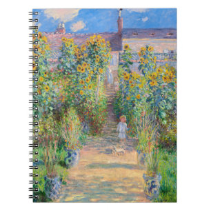 Claude Monet - Konstnärens Garden vid Vetheuil Anteckningsbok