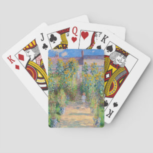 Claude Monet - Konstnärens Garden vid Vetheuil Casinokort