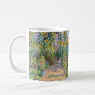 Claude Monet - Konstnärens Garden vid Vetheuil Kaffemugg