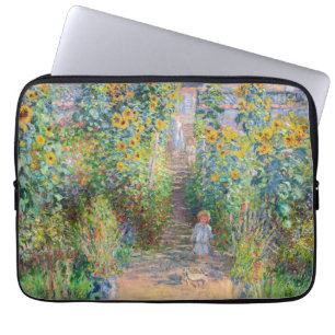 Claude Monet - Konstnärens Garden vid Vetheuil Laptop Fodral
