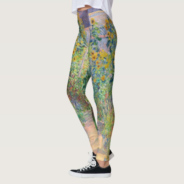 Claude Monet - Konstnärens Garden vid Vetheuil Leggings (Vänster)