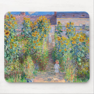 Claude Monet - Konstnärens Garden vid Vetheuil Musmatta