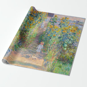 Claude Monet - Konstnärens Garden vid Vetheuil Presentpapper