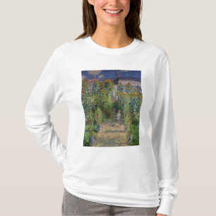 Claude Monet Konstnärens Garden vid Vetheuil T-shirt