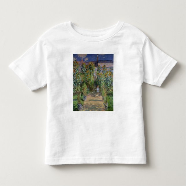 Claude Monet | Konstnärens Garden vid Vetheuil Tee (Framsida)